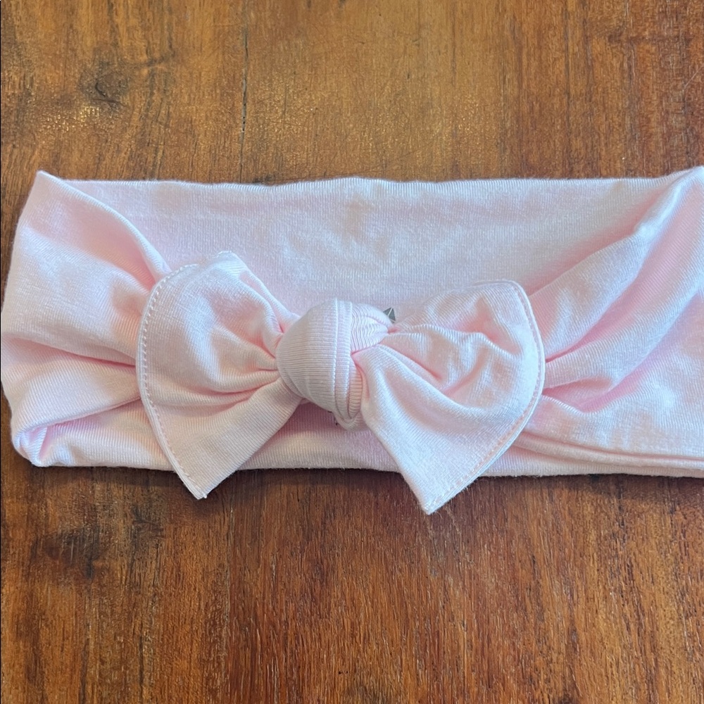 Sakura Pink Bow Headband for baby